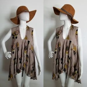 NWT M Free People Tunic Mini Dress